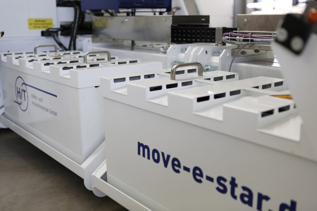 Close-up of move-e-star surface